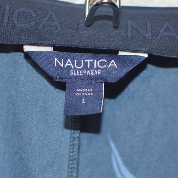 Mens Nautica Blue Sleepwear Pants Size L (100% polyester) - Picture 2 of 3